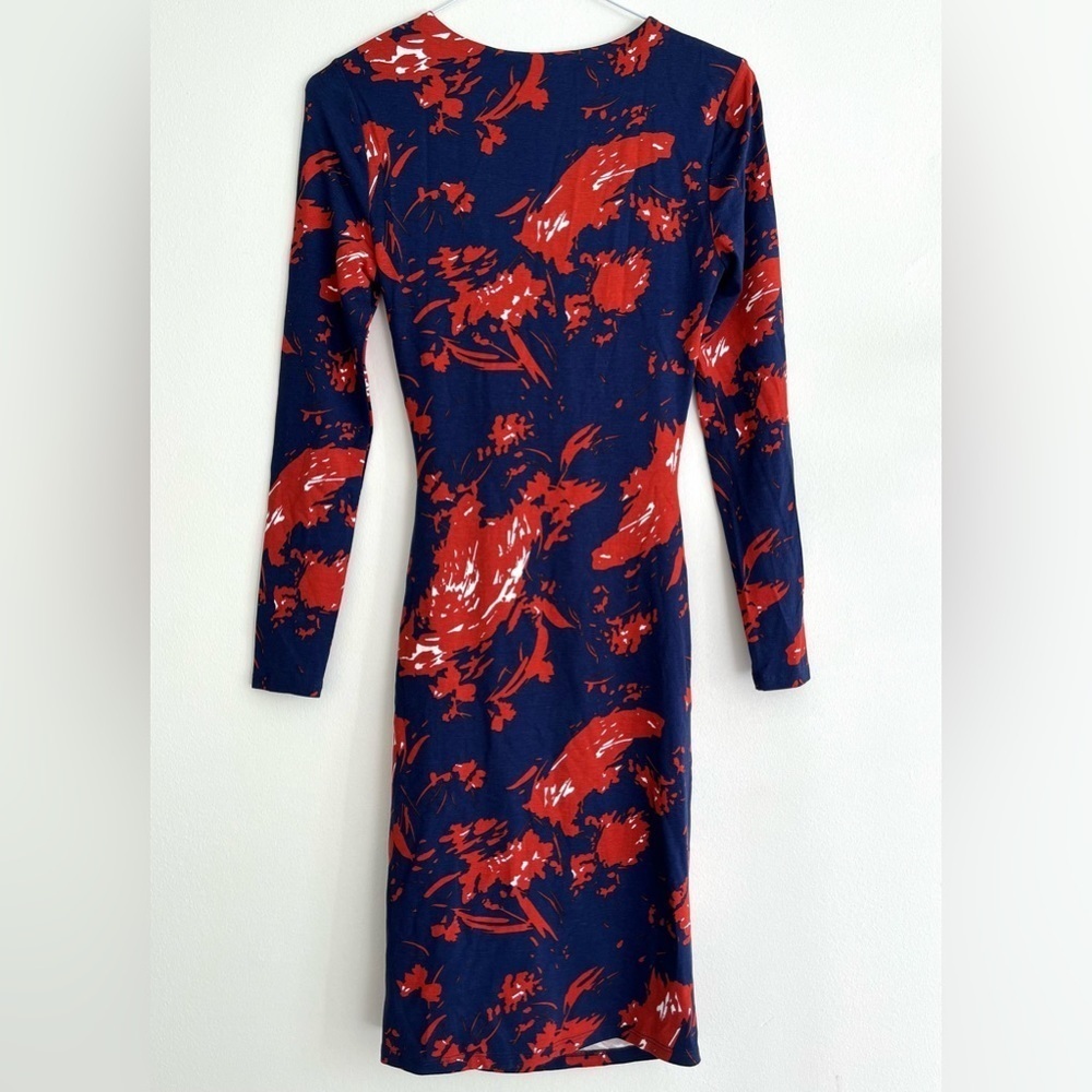 Whistles Colourful Print Bodycon Dress, Size 0 - Picture 2 of 4